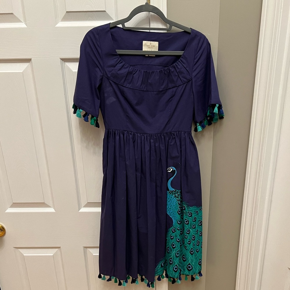 Kate Spade Peacock Dress. Size 0